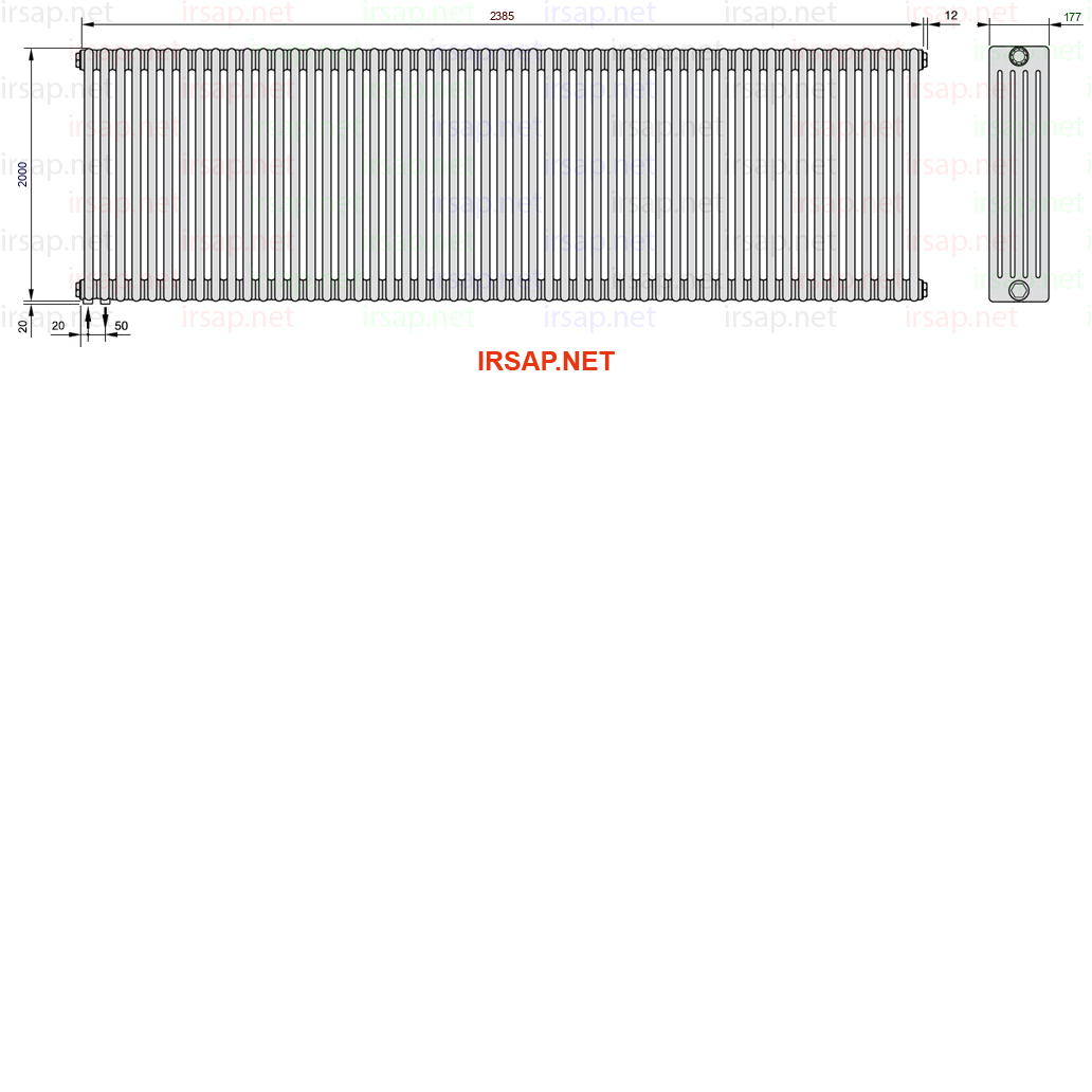 Радиатор IRSAP Tesi 52000/53 T18 CL 01